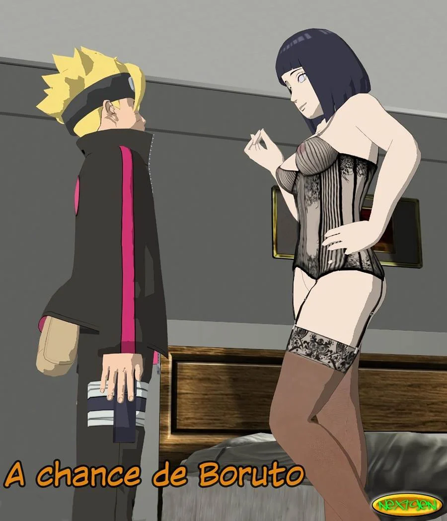 Boruto comendo mamãe Hinata Manga Hentai incesto