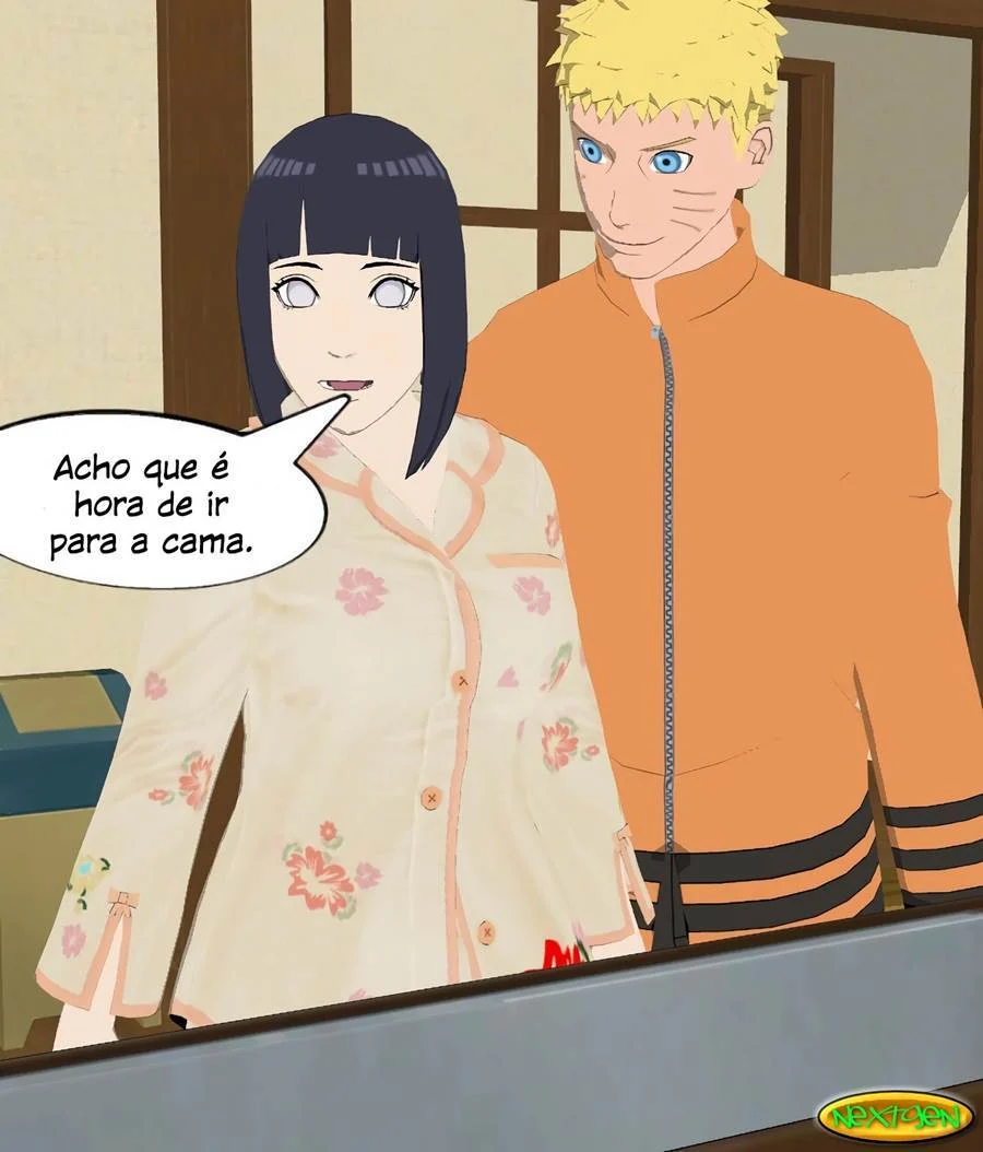 Boruto comendo mamãe Hinata Manga Hentai incesto