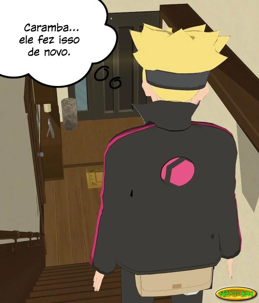 Boruto comendo mamãe Hinata Manga Hentai incesto