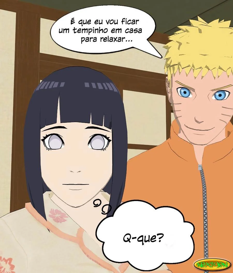 Boruto comendo mamãe Hinata Manga Hentai incesto