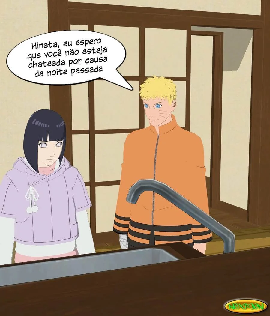 Boruto comendo mamãe Hinata Manga Hentai incesto