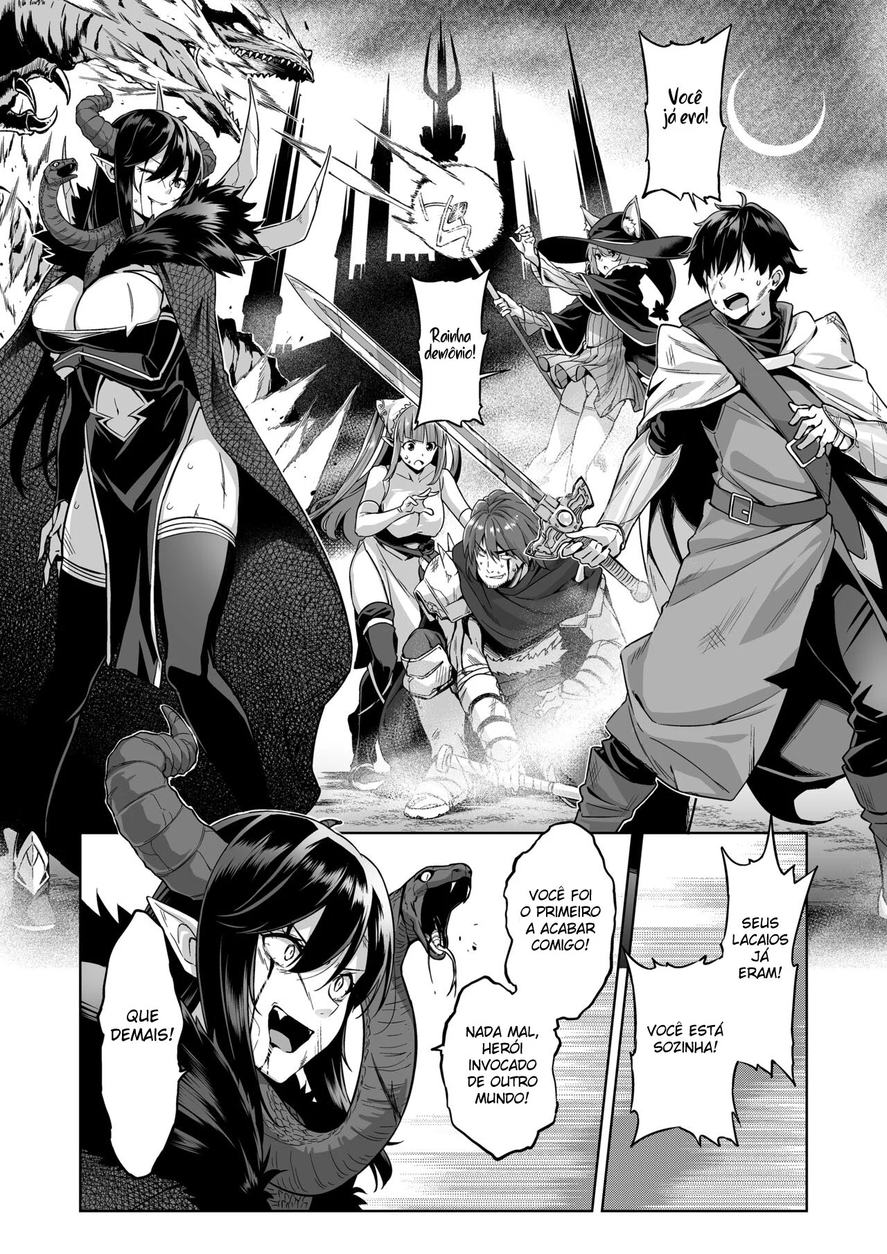 A Rainha Demônio Intrusa e Uma Vida de Sexo Intenso Sem Camisinha Ao Lado Dela