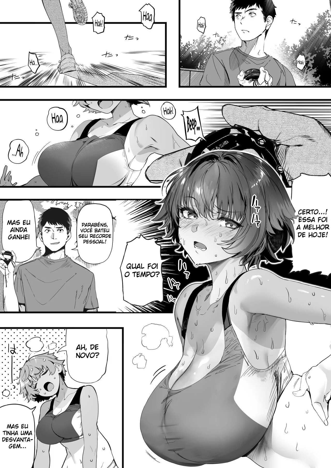 A História De Como Uma Amiga de Infância do Clube de Atletismo, Se Tornou Uma Vadia Do Treinador