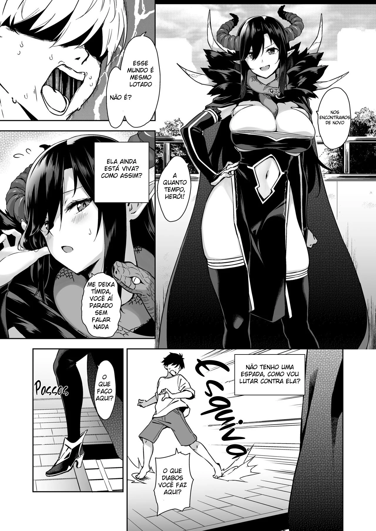 A Rainha Demônio Intrusa e Uma Vida de Sexo Intenso Sem Camisinha Ao Lado Dela