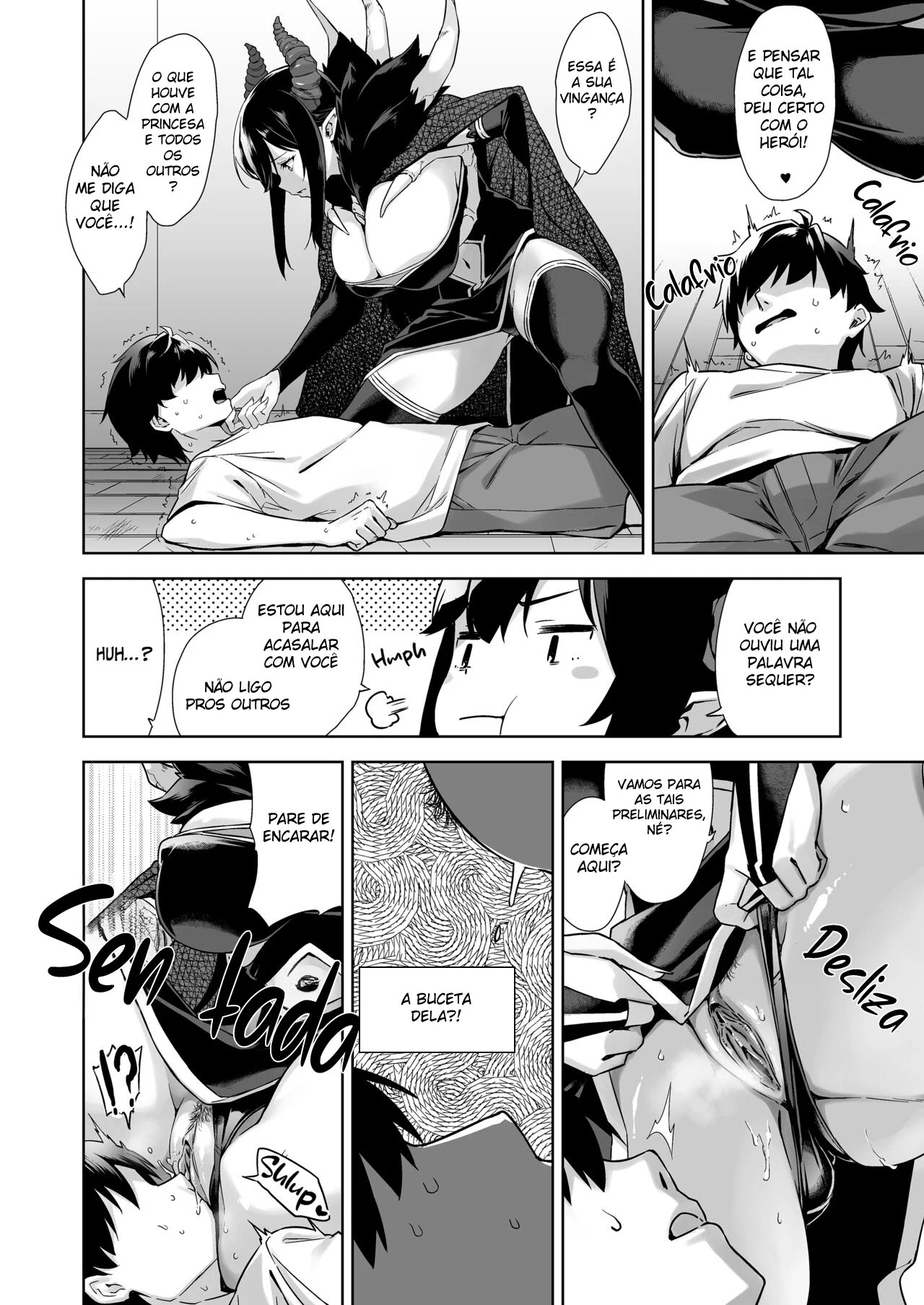 A Rainha Demônio Intrusa e Uma Vida de Sexo Intenso Sem Camisinha Ao Lado Dela