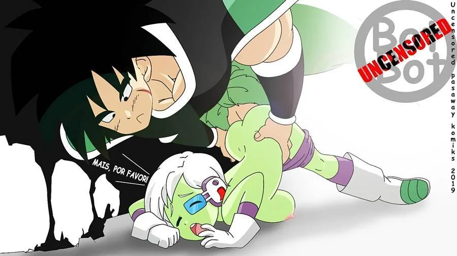 Broly comendo Cheelai