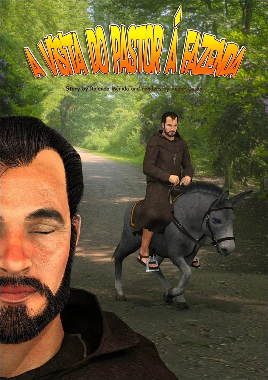 A visita do Pastor á fazenda