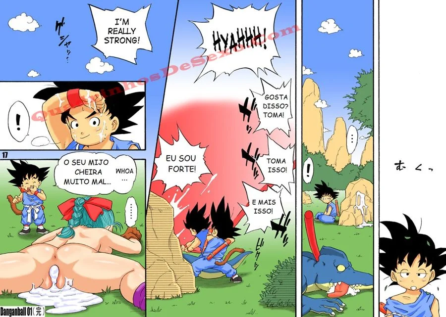 Bulma sendo arrombada