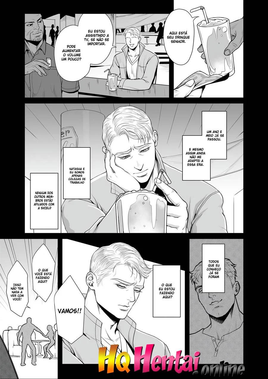 Capitão América louco por caralho