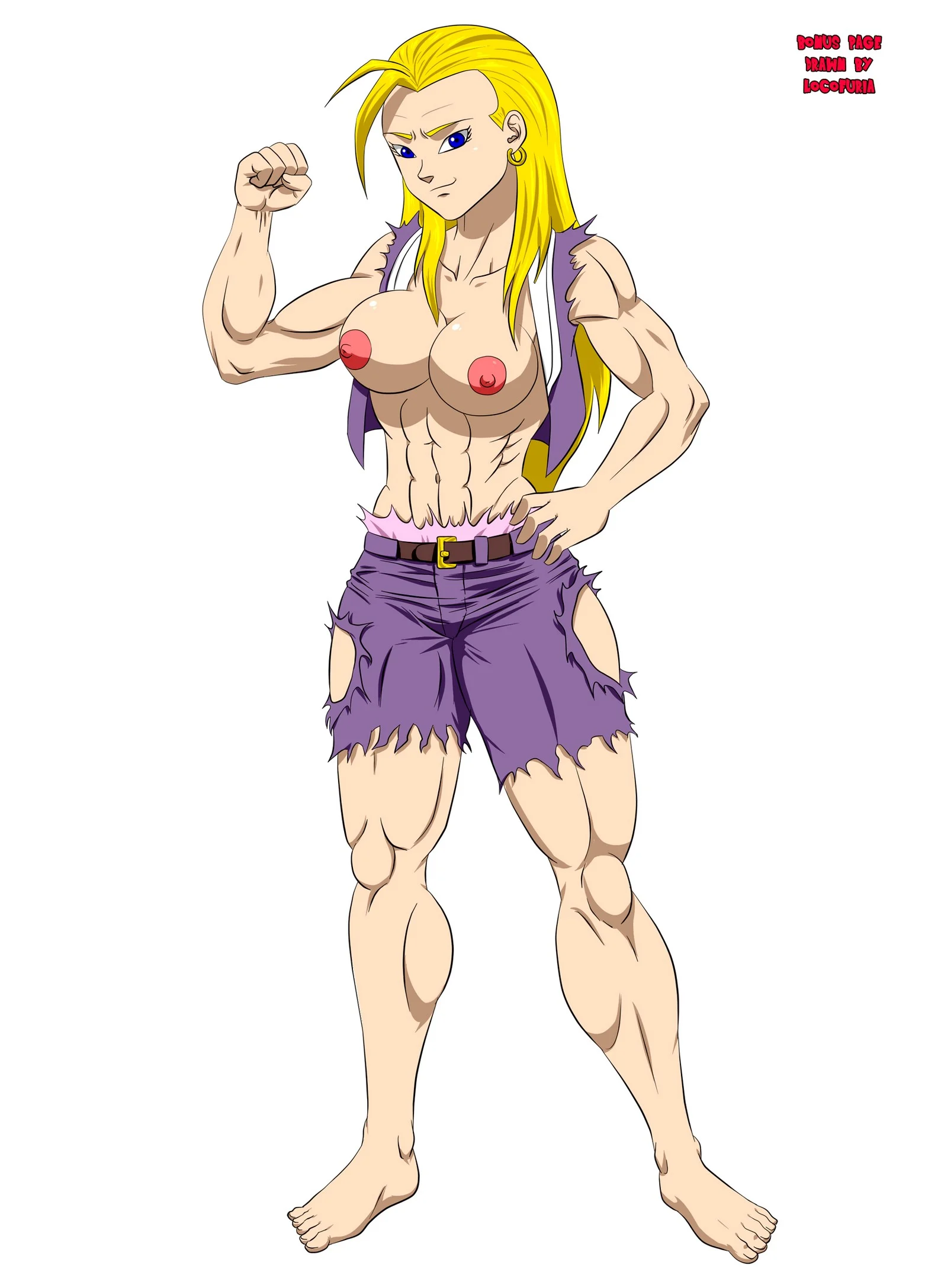 Androide 18 fusão da orgia