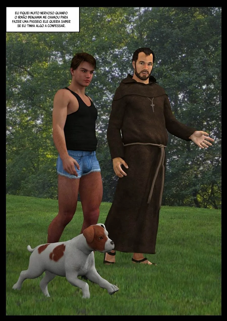 A visita do Pastor á fazenda