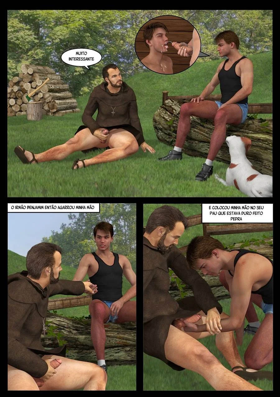 A visita do Pastor á fazenda