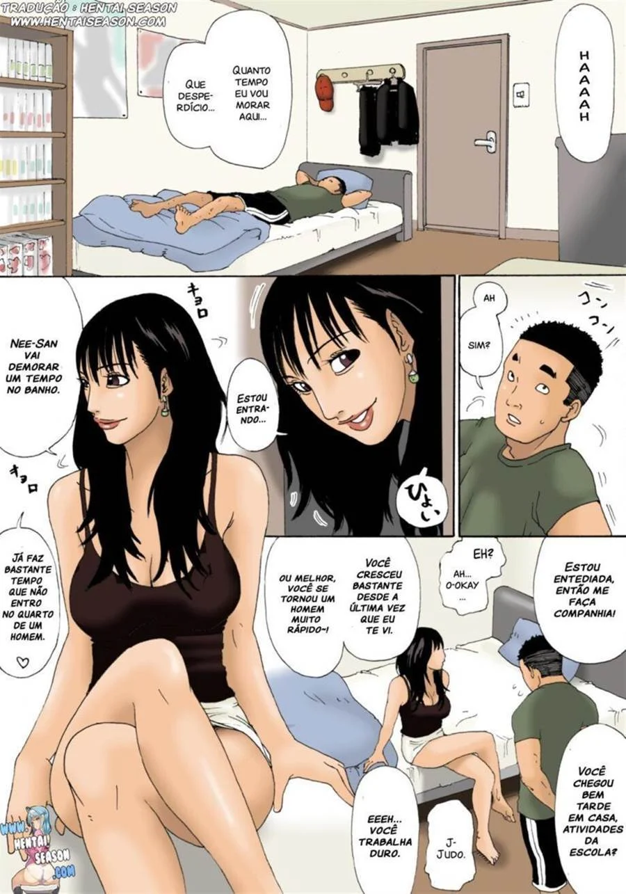 A visita da tia gostosa