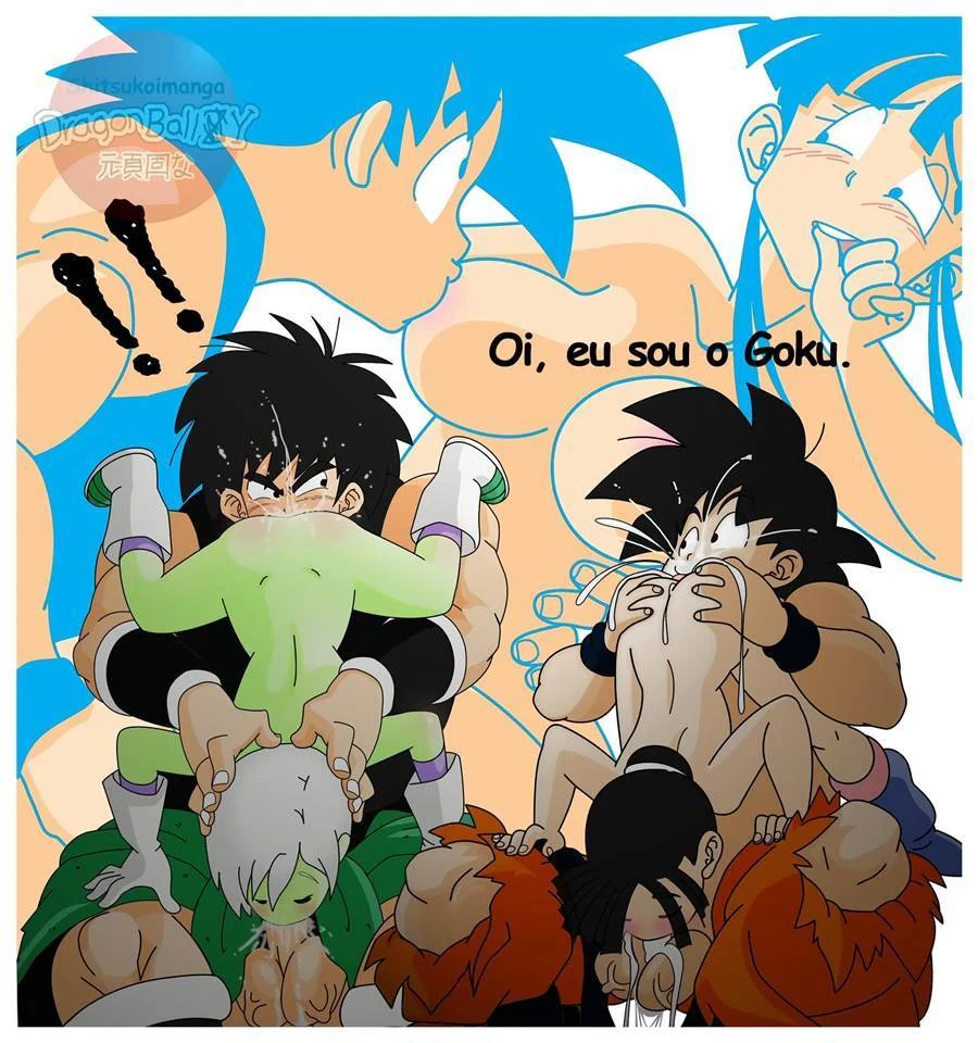 Broly comendo Cheelai