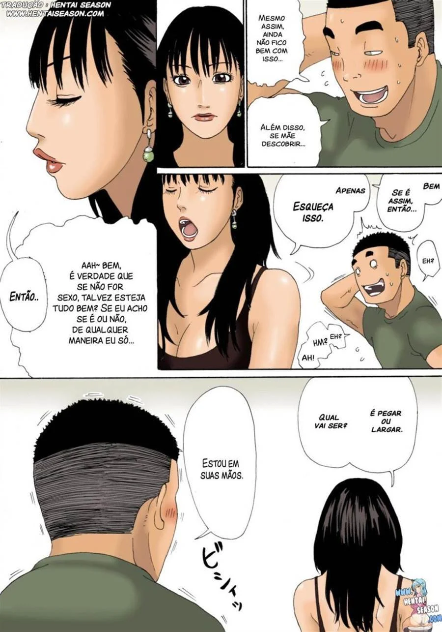 A visita da tia gostosa