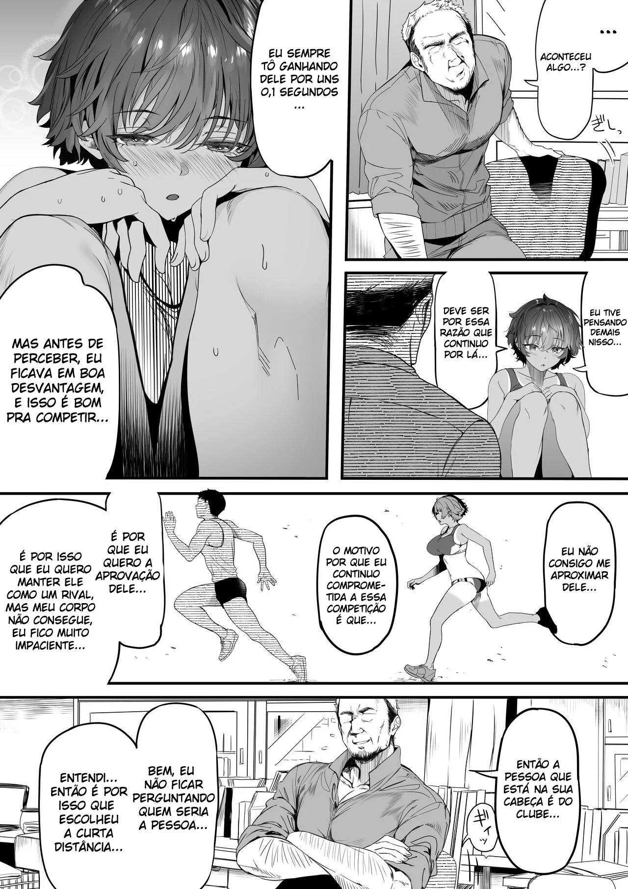 A História De Como Uma Amiga de Infância do Clube de Atletismo, Se Tornou Uma Vadia Do Treinador