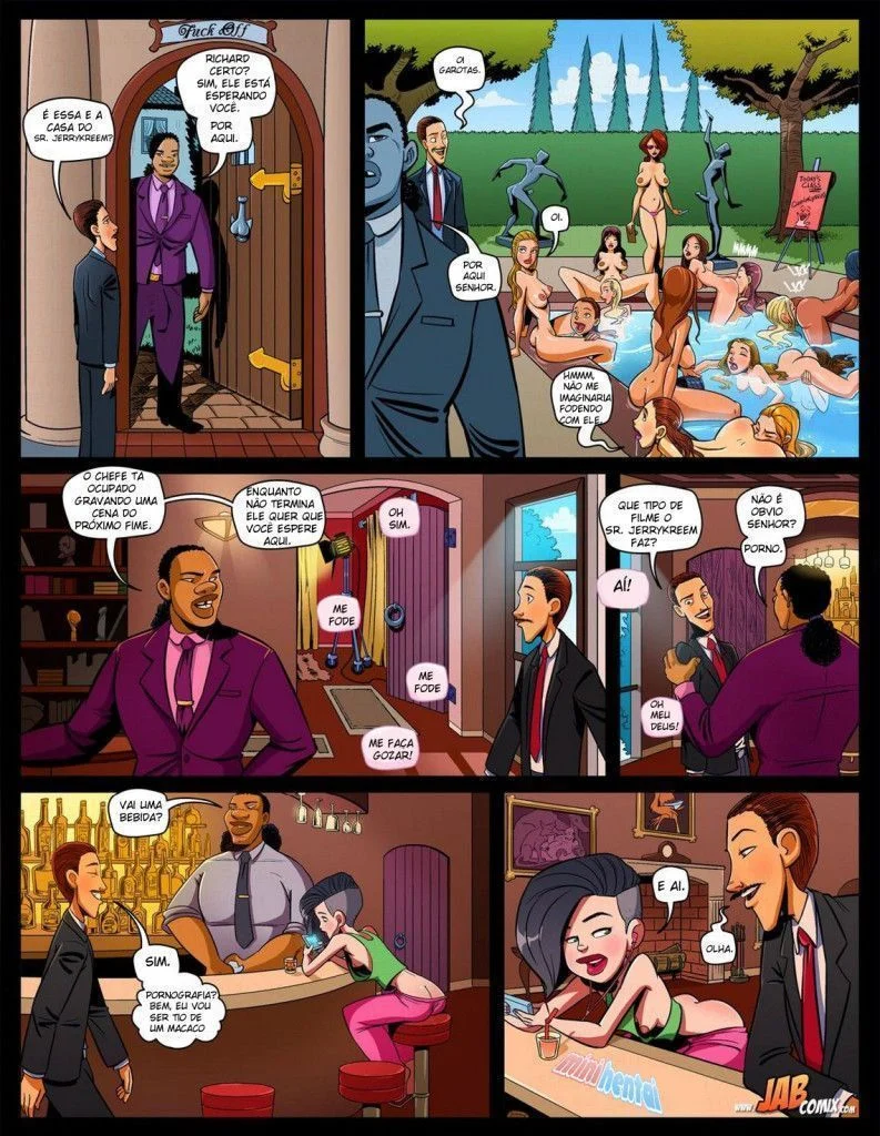 Ay papi 16 orgia em quadrinhos eróticos
