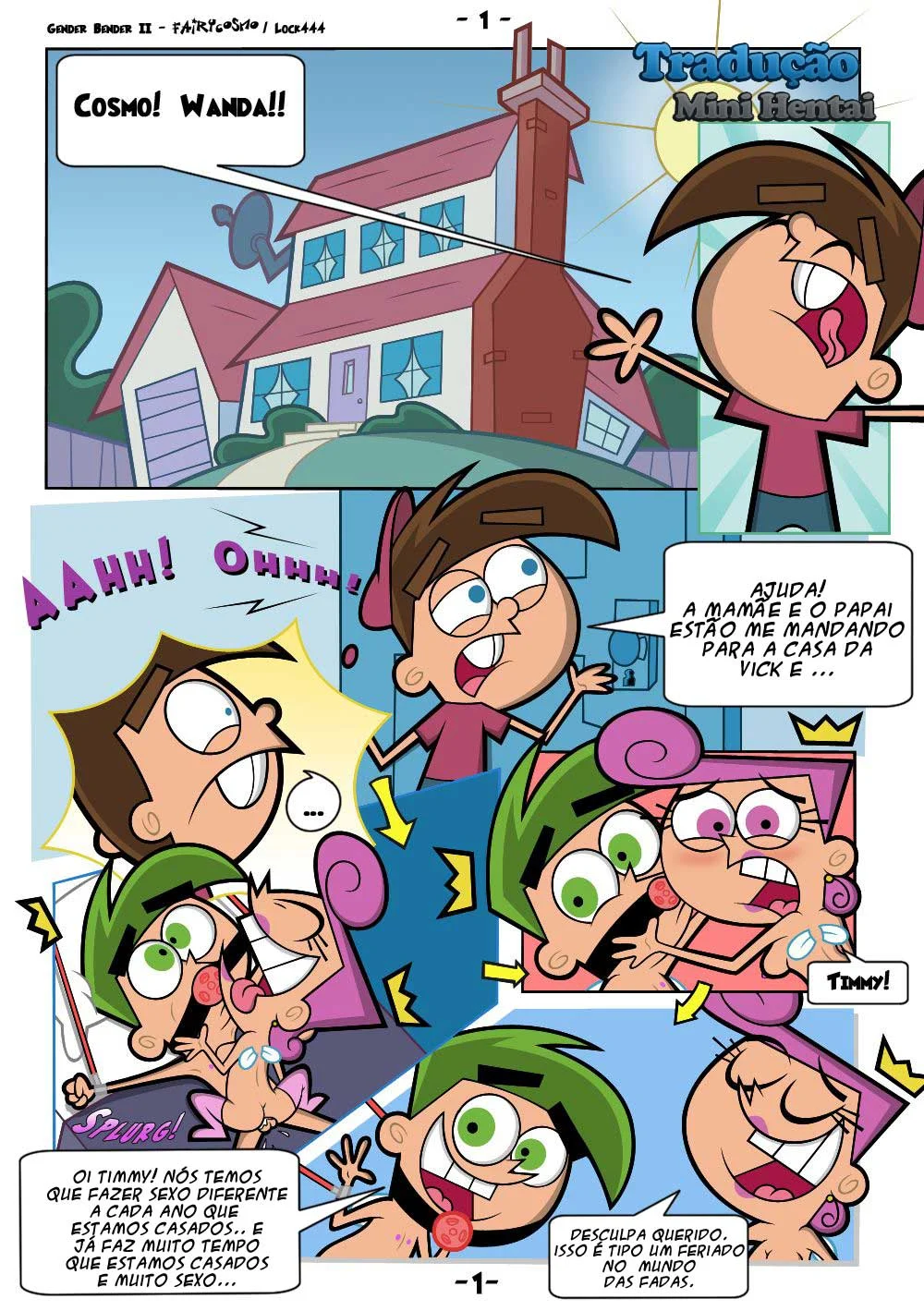 Cartoon Hentai Os Padrinhos Mágicos