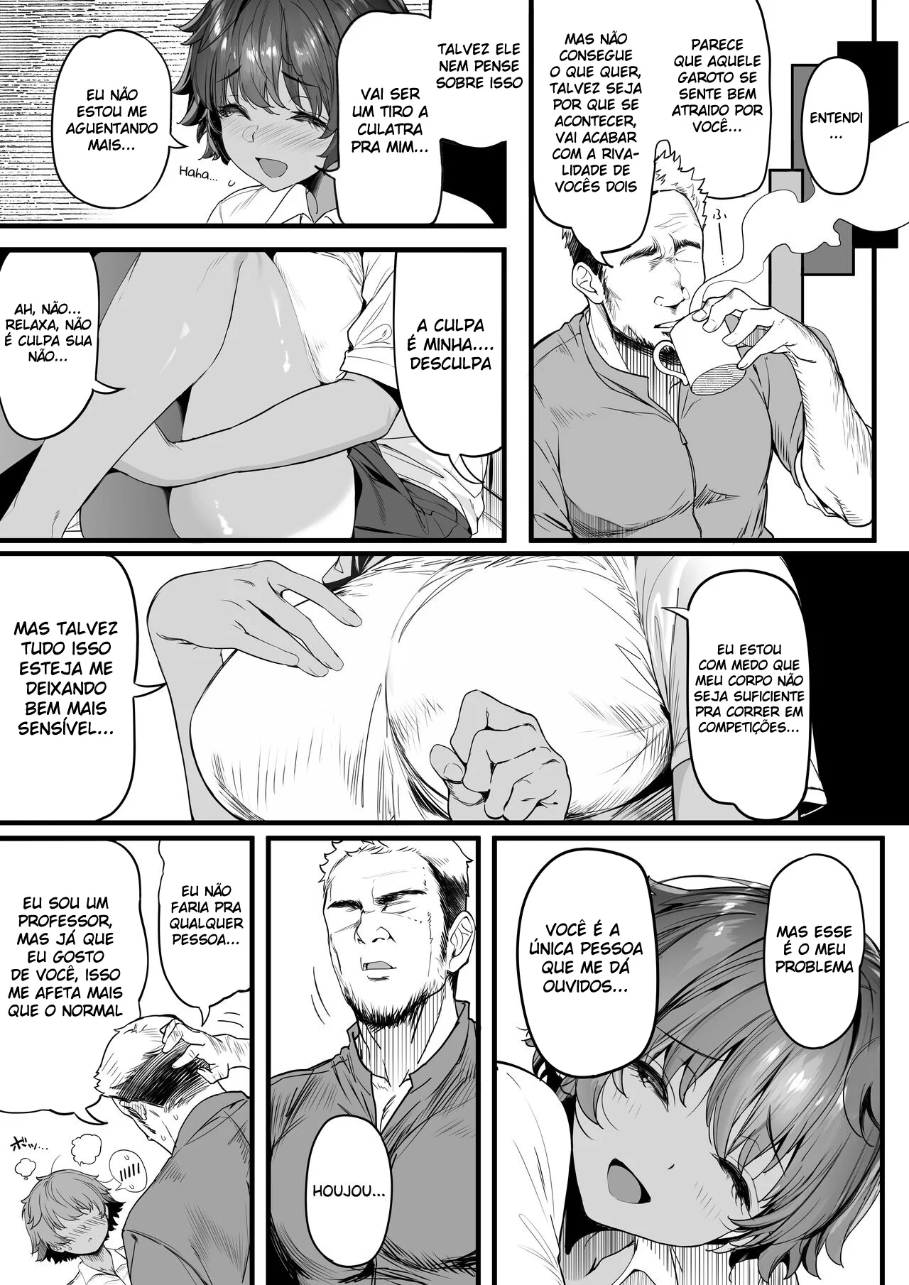 A História De Como Uma Amiga de Infância do Clube de Atletismo, Se Tornou Uma Vadia Do Treinador