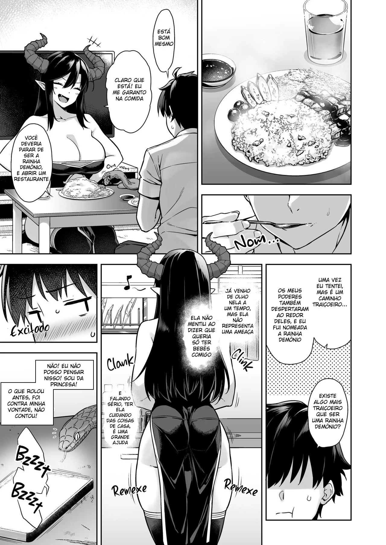 A Rainha Demônio Intrusa e Uma Vida de Sexo Intenso Sem Camisinha Ao Lado Dela