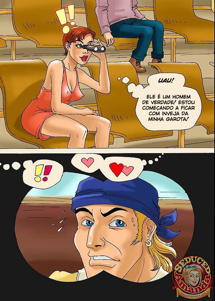 Cartoon porno incesto: Mãe e filha fazendo suruba