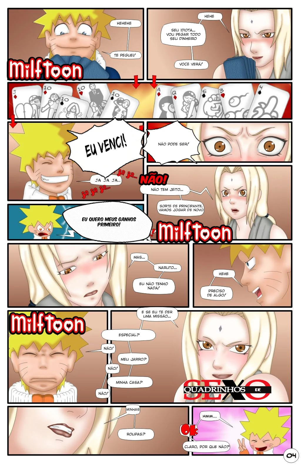 Chantageando a Tsunade