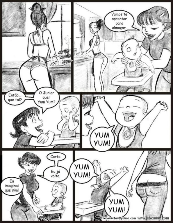 Ay Papi 09 – Historinhas de sexo em família