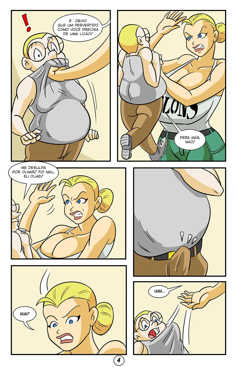 Cartoon de incesto gratis: Major Melons e seu filho nerd