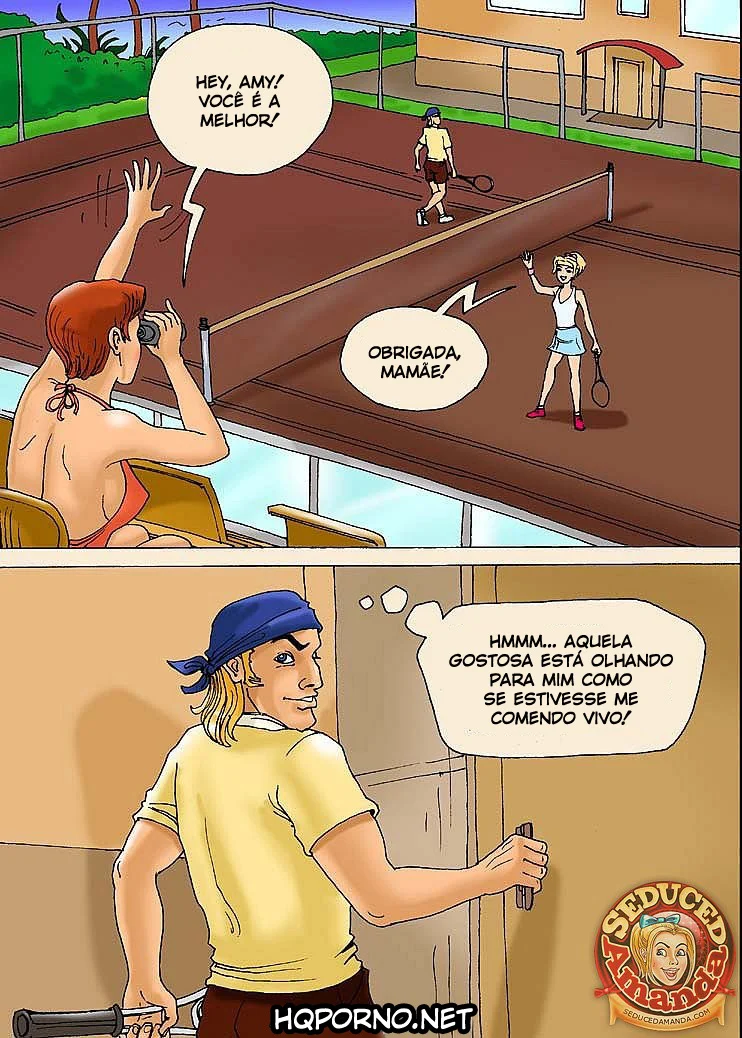 Cartoon porno incesto: Mãe e filha fazendo suruba