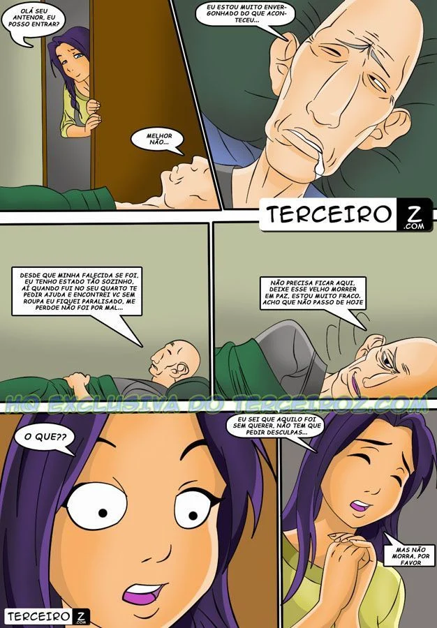 Cartoon pornô: Sogro safado comendo norinha