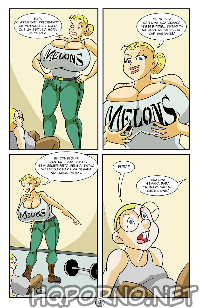 Cartoon de incesto gratis: Major Melons e seu filho nerd