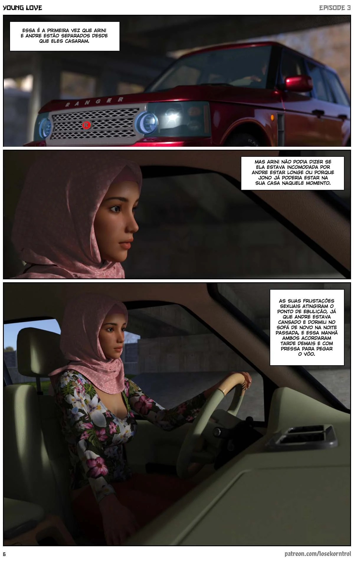 3D quadrinhos pornô: Jovem amor parte 3