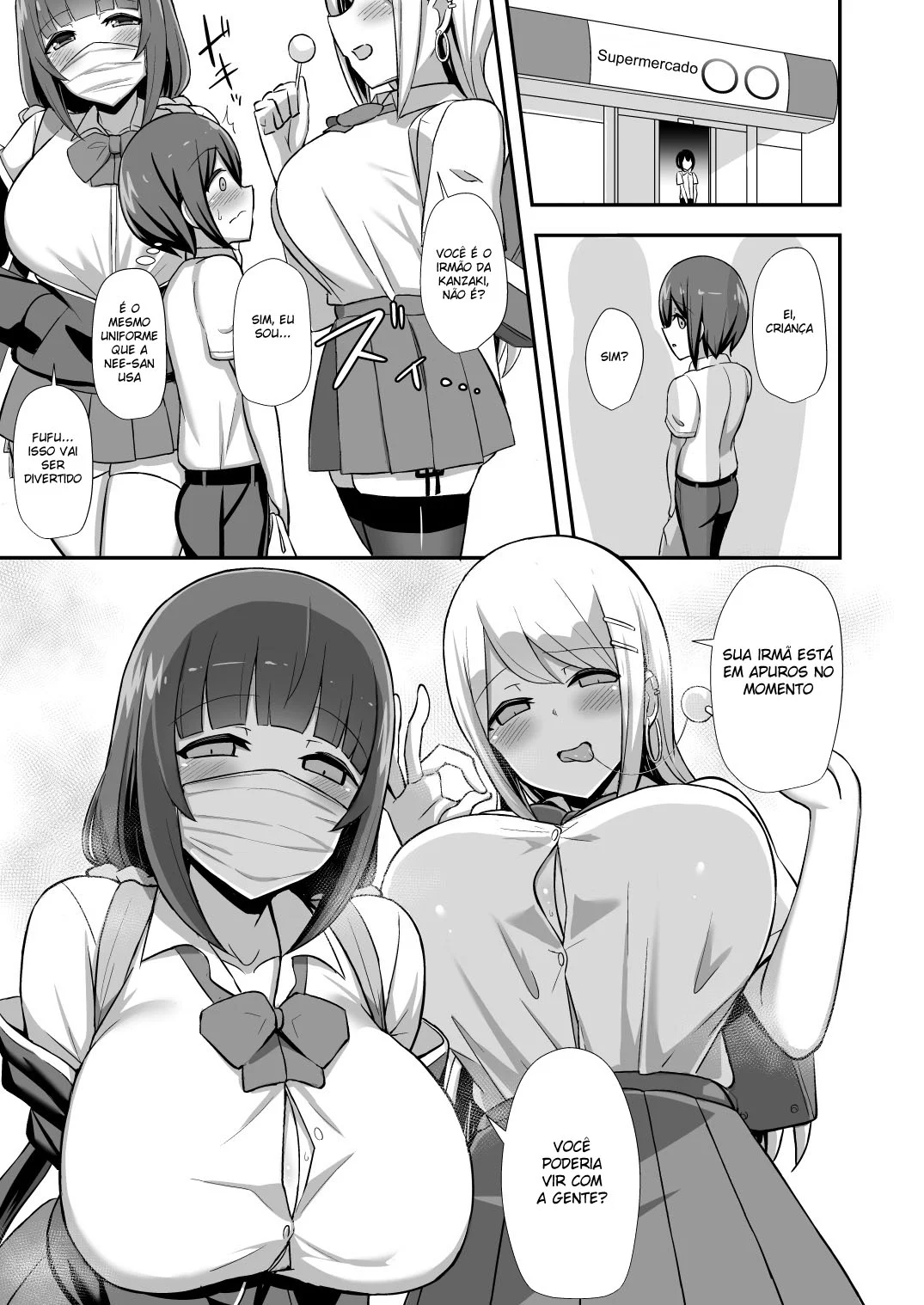 A Queda da Moralidade ~ Irmãozinho Roubado Por Duas Gyarus ~