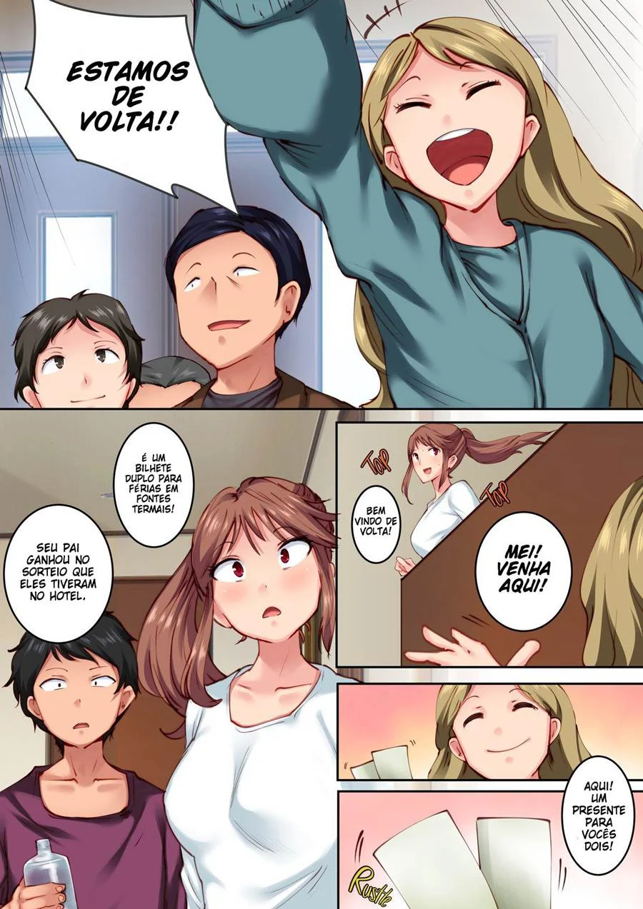 Brincando sozinho na casa da minha amiga