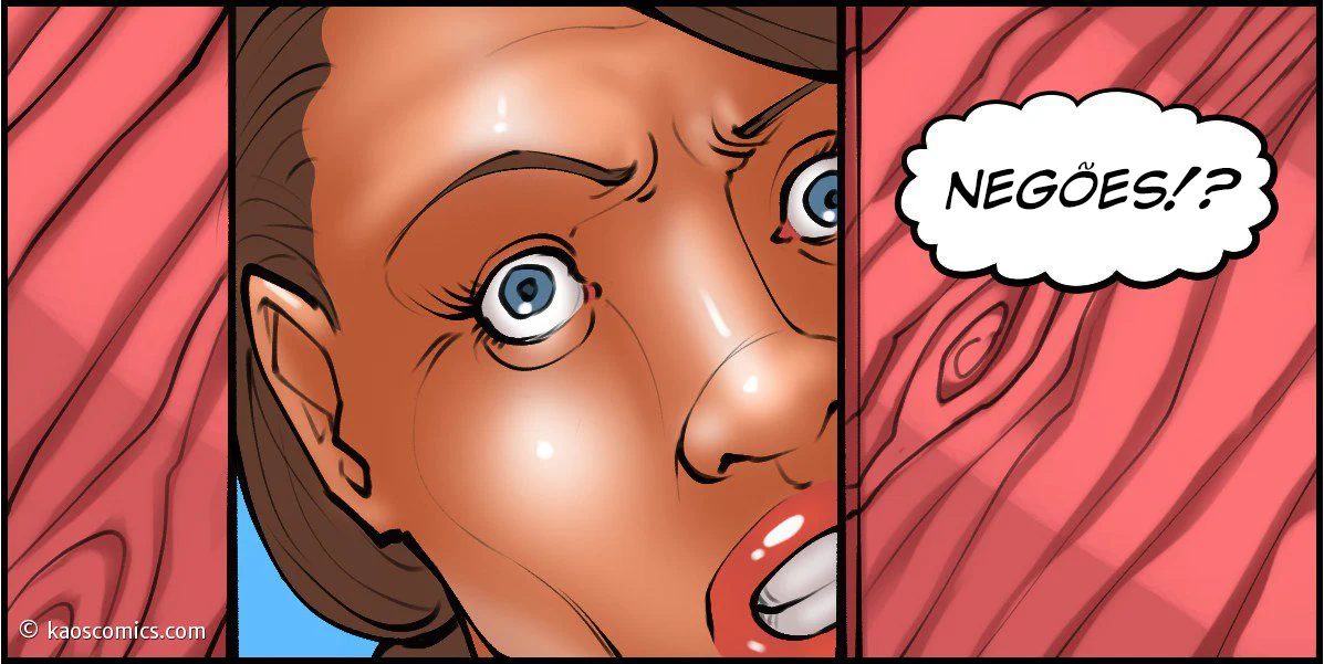 Cartoon quadrinho pornô A esposa e os jardineiros pretos 3