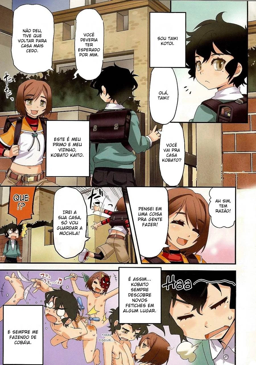 Adoro chupar meu primo