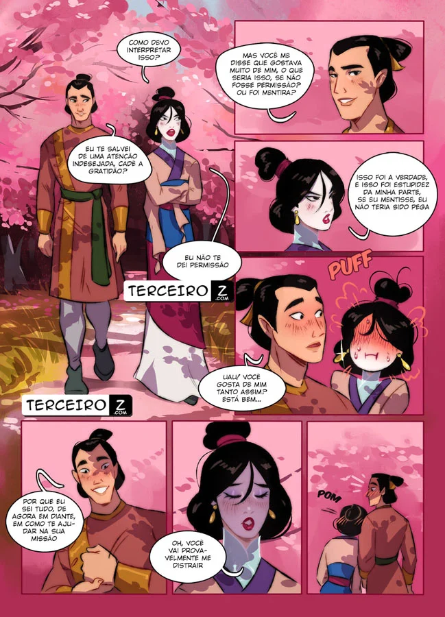 Comendo a guerreira Mulan