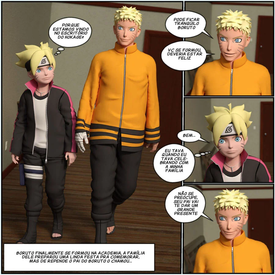Boruto perdendo a virgindade
