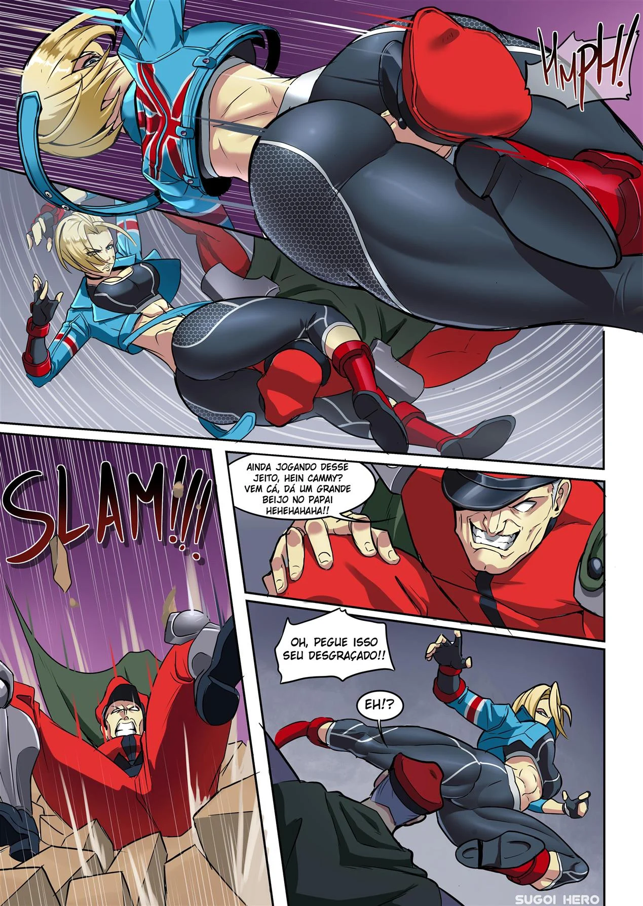 Cammy e Chun Li fodendo