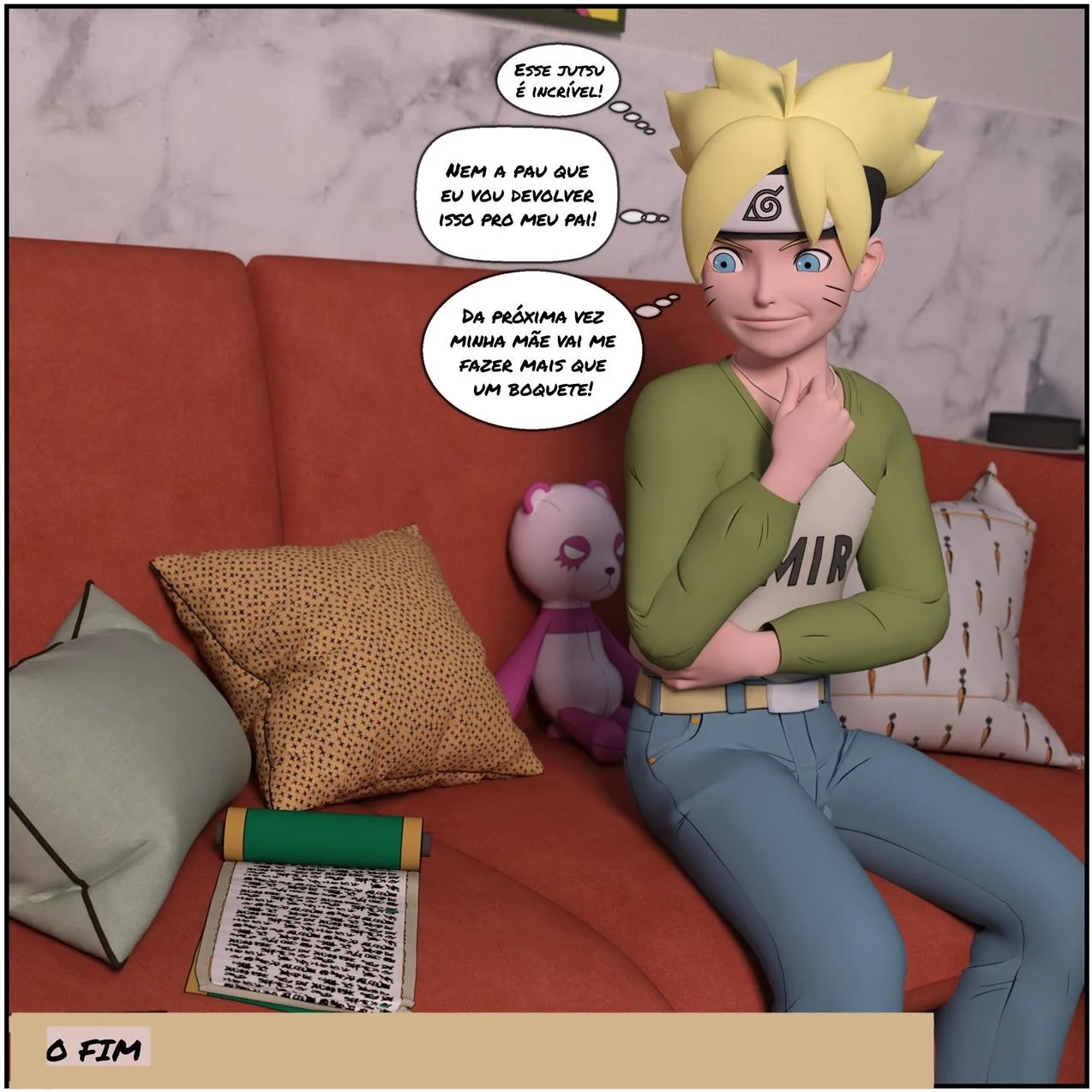 Boruto e o pergaminho do Jiraiya