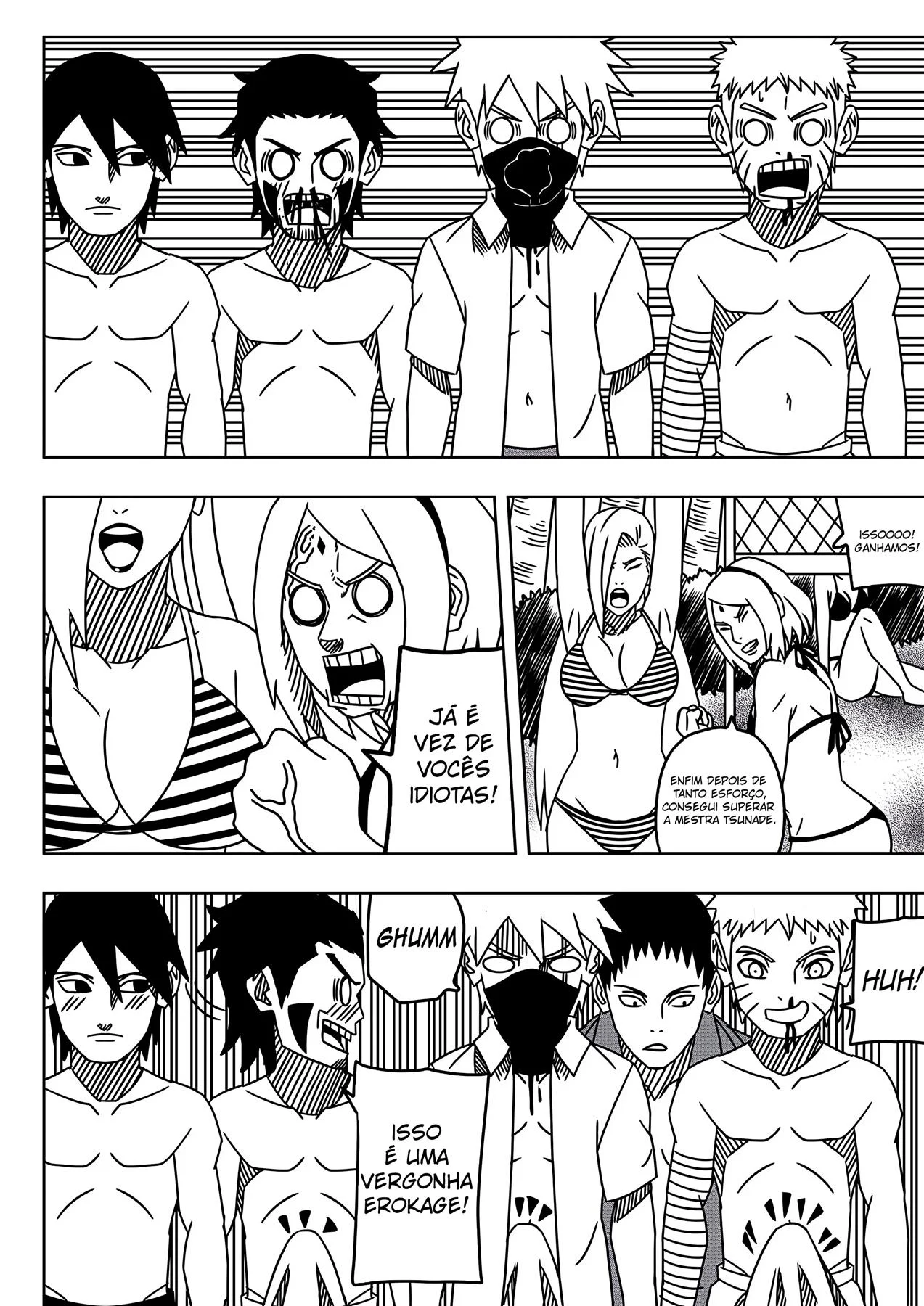 Anko fodendo as ninjas de Konoha