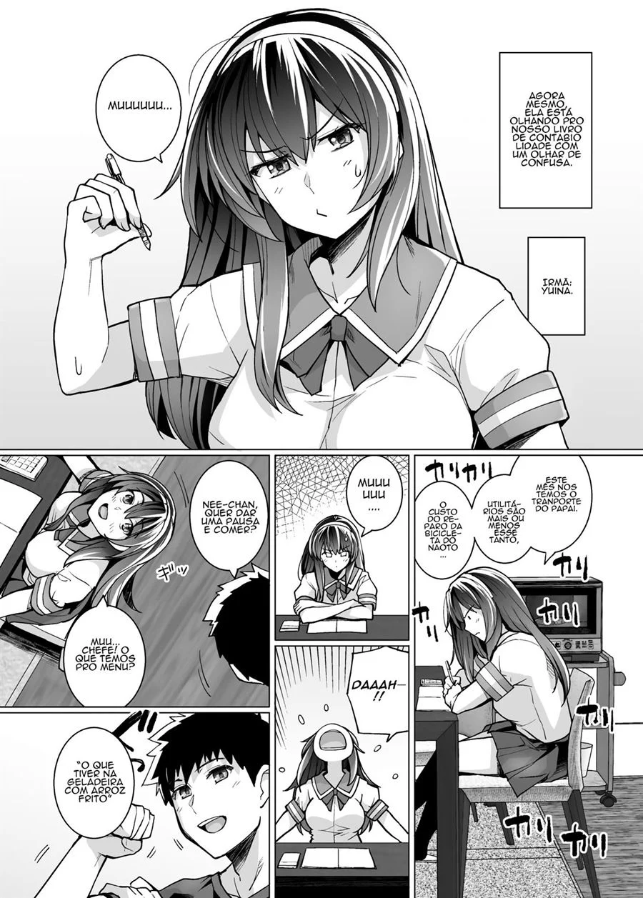 A minha irmã dorme com meu pai