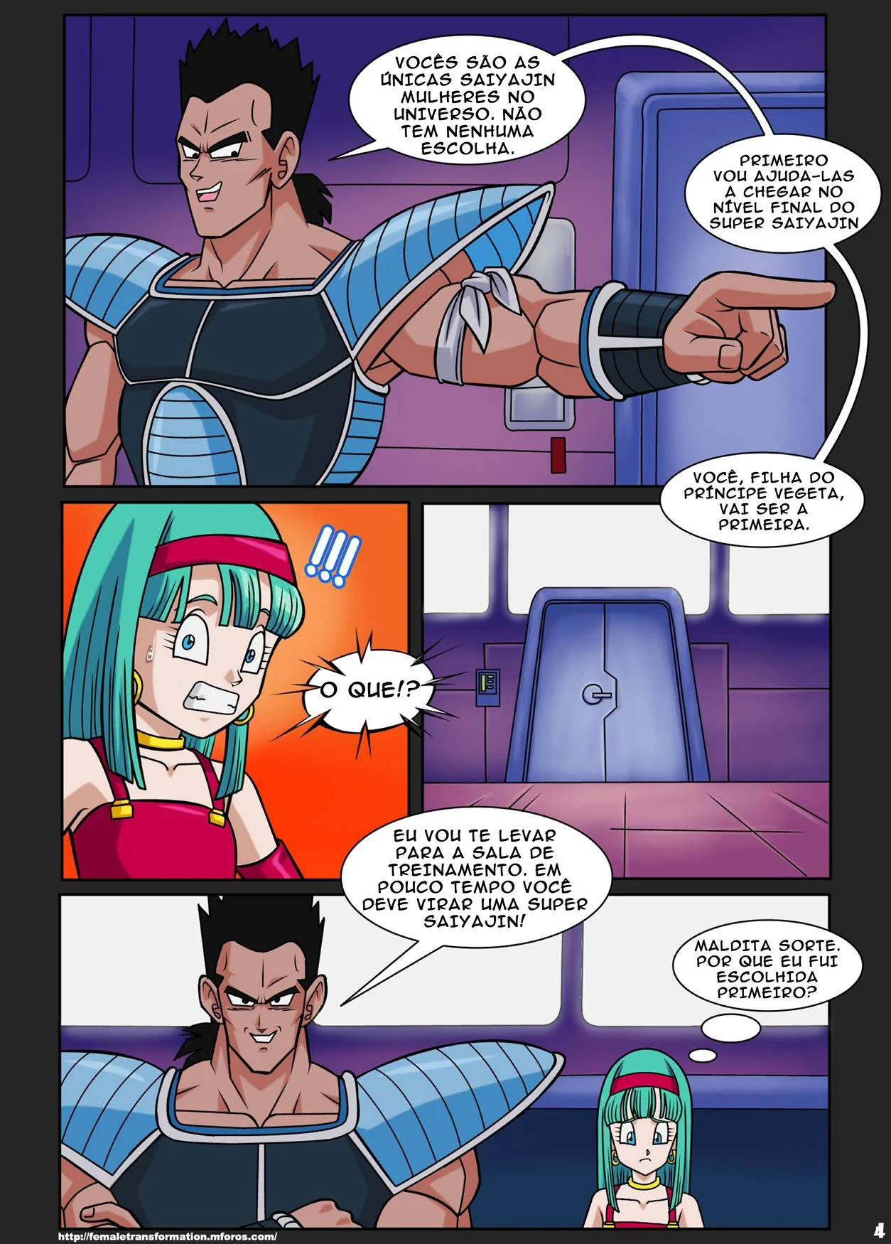 Bra a putinha saiyajin