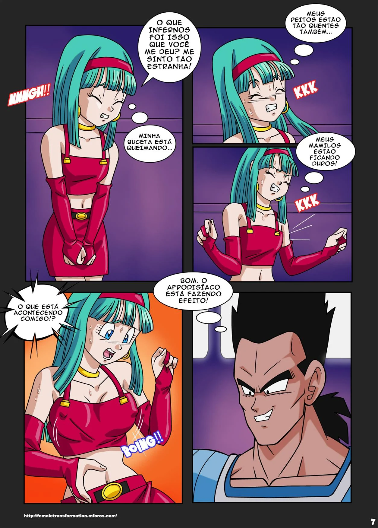 Bra a putinha saiyajin