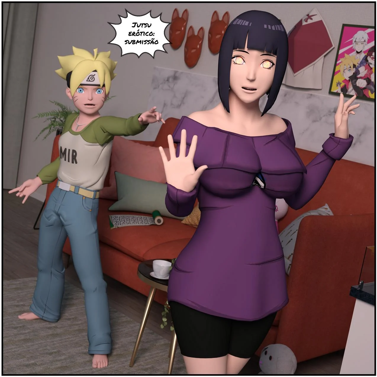 Boruto e o pergaminho do Jiraiya