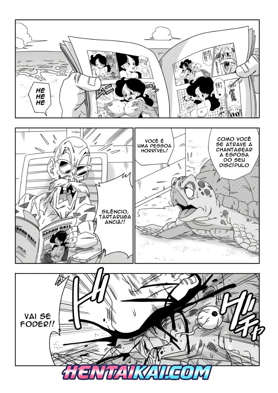 Andróide 18 vs Mestre Kame