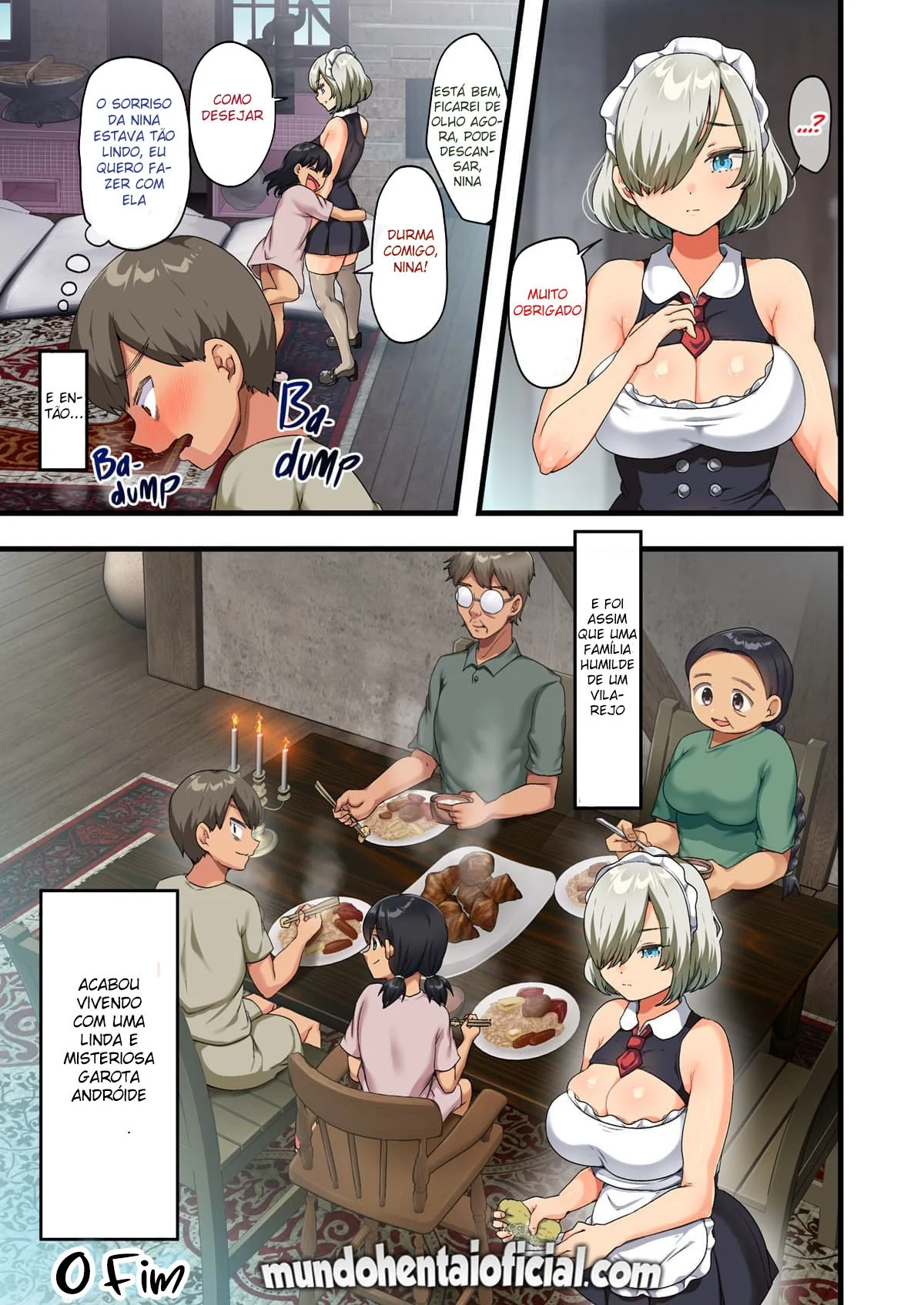 Ao Fim da Guerra, Eu Trouxe uma Bela Androide Peituda Para Minha Casa