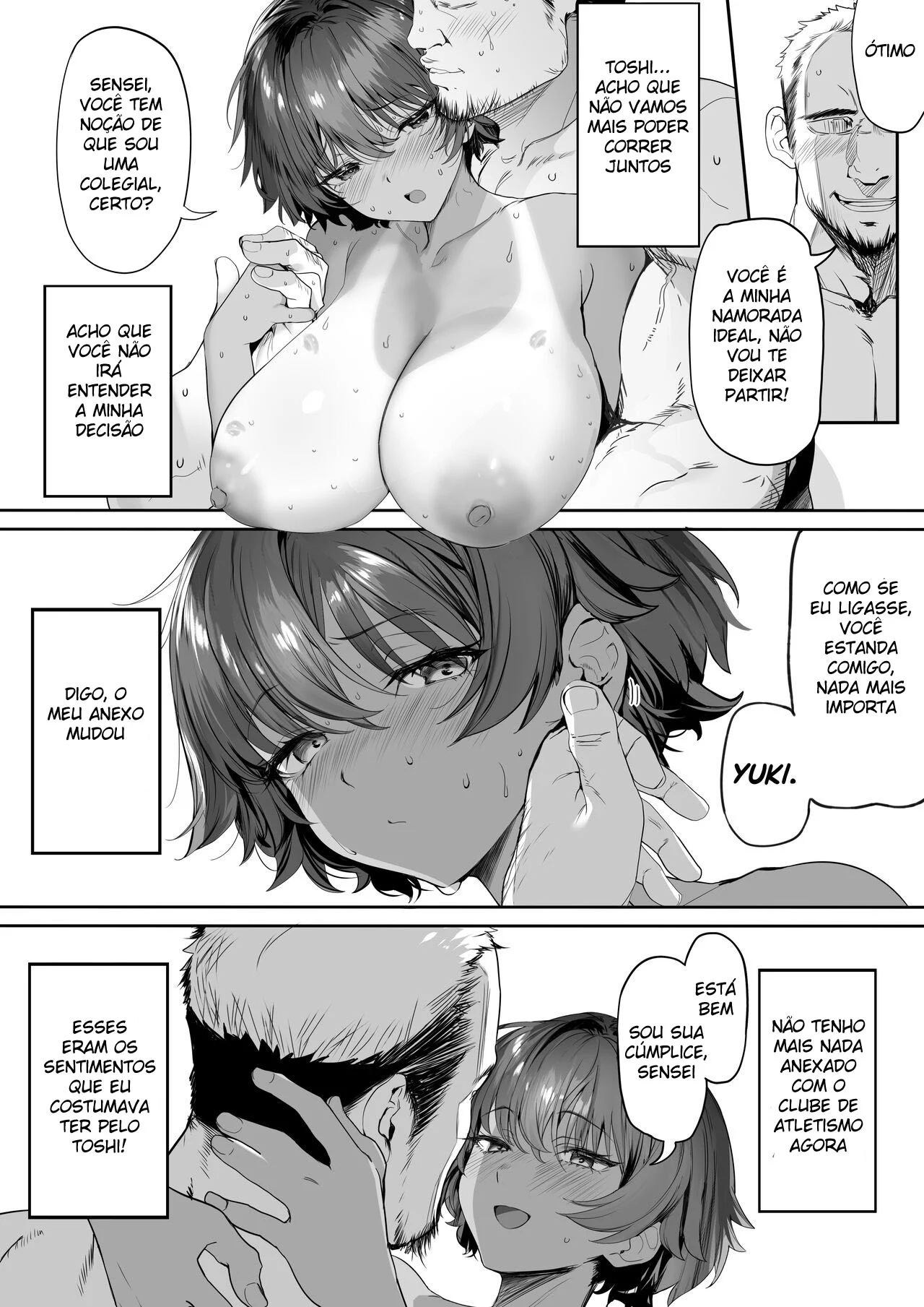 A História De Como Uma Amiga de Infância do Clube de Atletismo, Se Tornou Uma Vadia Do Treinador