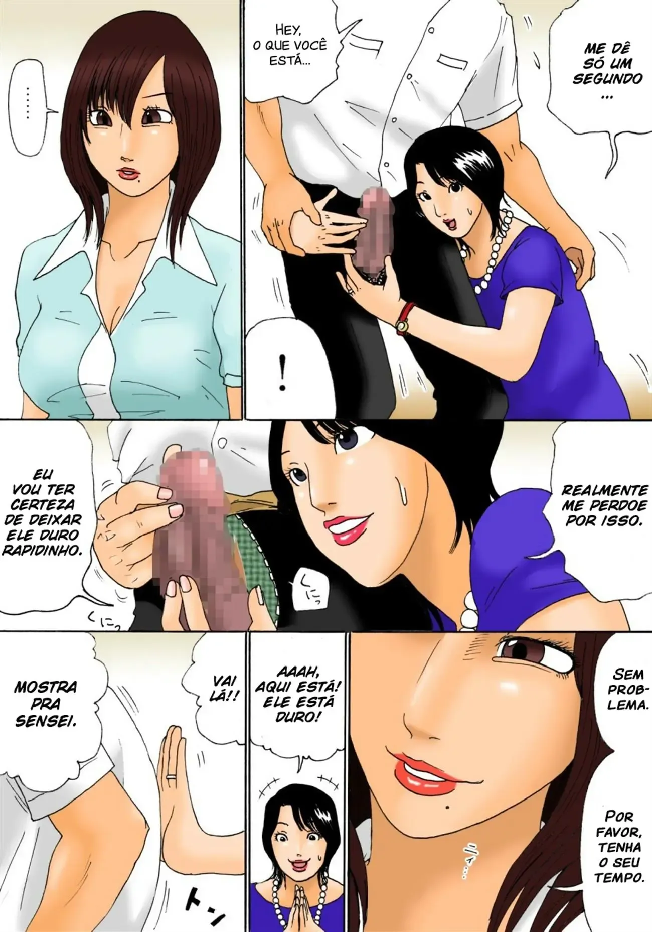 Assistindo o filho trepar