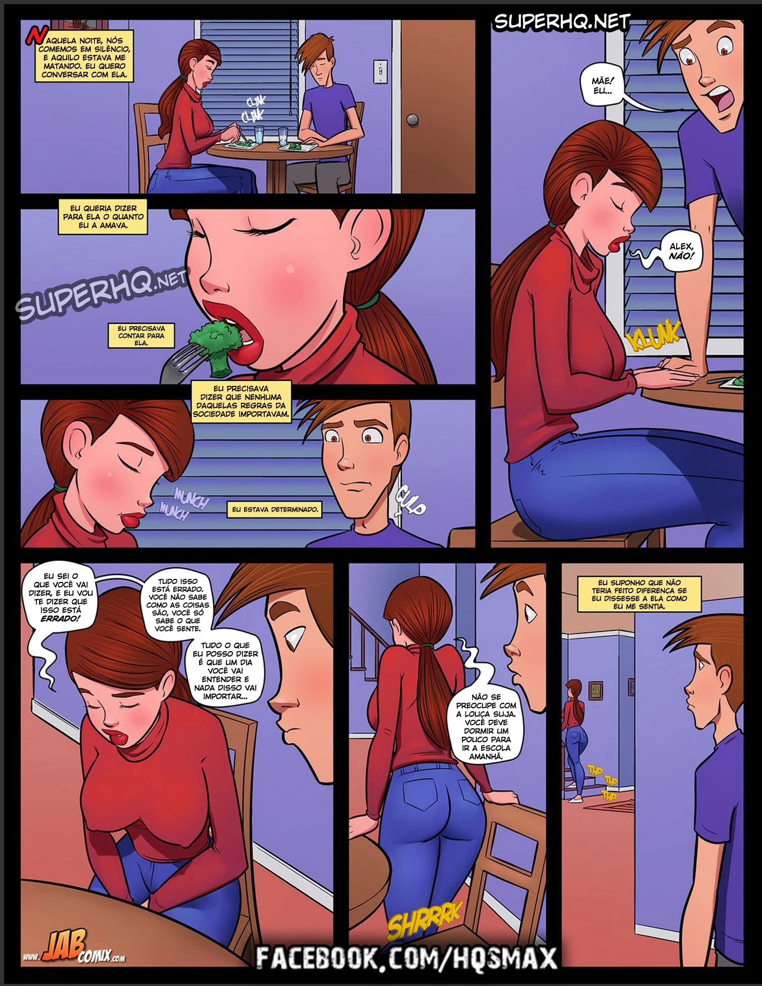 Aquela bunda 2: Quadrinho incesto comics